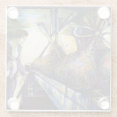 Leven Hurling Destiny Glazen Onderzetter (Achterkant)