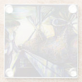 Leven Hurling Destiny Glazen Onderzetter (Achterkant)