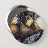 Leven Hurling Destiny Ronde Button 4,0 Cm (Voorkant /achterkant)