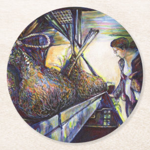 Leven Hurling Destiny Ronde Kartonnen Onderzetter