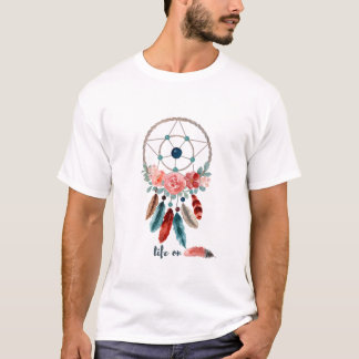 "Leven in Bloei – Bloemencirkelontwerp" T-shirt