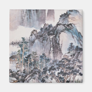 Leven in de bergen magneet