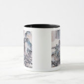 Leven in de bergen mok (Midden)