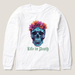Leven in de dood, bloeien in het blauw Tri-Blend shirt