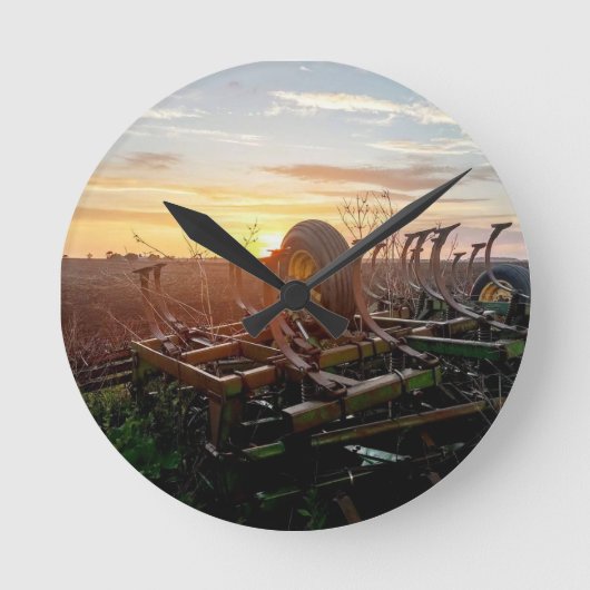 Leven in de hartklok ronde klok (Voorkant)