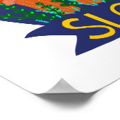 Leven in de Trage Lane Cute Snagelpaddenstoel Poster (Hoek)