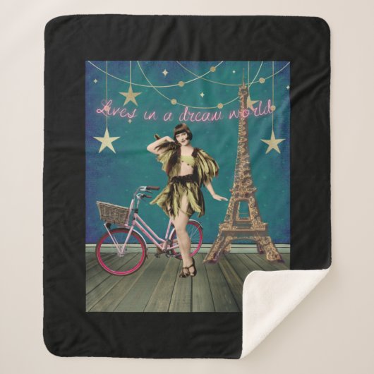 Leven in een droomwereld met funeste gewijzigde ku sherpa deken (Voorkant)