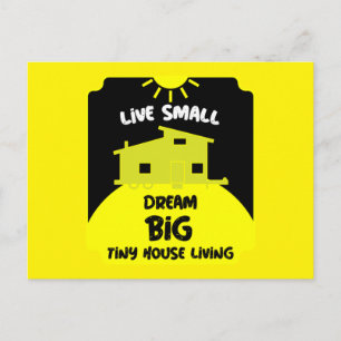 Leven in een Tiny House - Tiny Homes Briefkaart