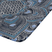 Leven in Lotus - Blue Crystal en Silver Snijplank (Hoek)