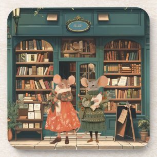 Leven in Mice Town - Mevrouw Otis & Mevrouw Luna Bier Onderzetter