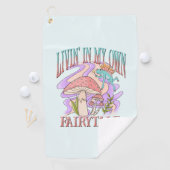 Leven in mijn eigen sprookje golfhanddoek (Insitu)