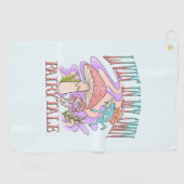 Leven in mijn eigen sprookje golfhanddoek (Horizontaal)