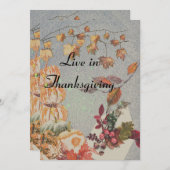 Leven in Thanksgiving Feestdagenkaart (Voorkant / Achterkant)