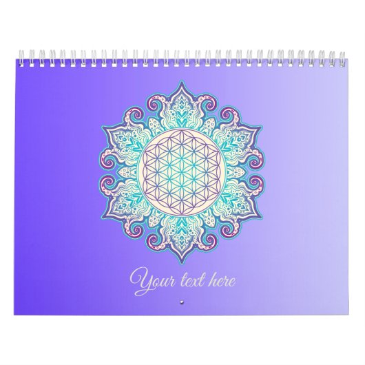 Leven - Indiaas Mandala 2 Kalender (Hoes)