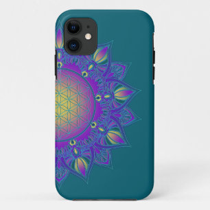 Leven - Indiaas Mandala 3 iPhone 11 Hoesje