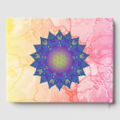 Leven - Indiaas Mandala 3 Gastenboek (Achterkant)