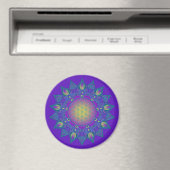 Leven - Indiaas Mandala 3 Magneet (Insitu (Vaatwasser))