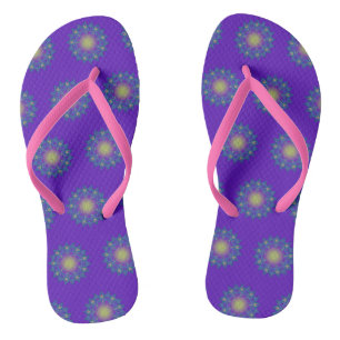 Leven - Indiaas Mandala 3 Teenslippers
