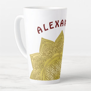 Leven - Indiaas Mandala 4 Latte Mok