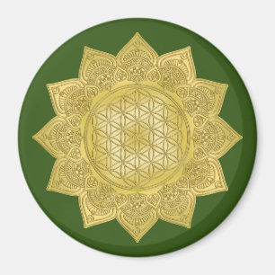 Leven - Indiaas Mandala 4 Magneet