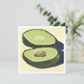 Leven is beter met avocado's kaart (Staand voorkant)
