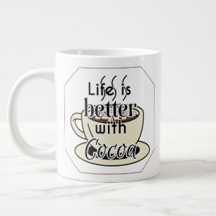 Leven is beter met Cacao Extra Grote Beker