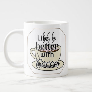 Leven is beter met Cacao Extra Grote Beker