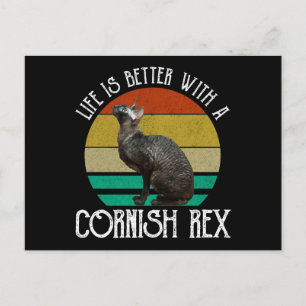 Leven Is Beter Met Een Cornish Rex Briefkaart