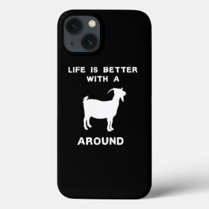 Leven Is Beter Met Een Geitenprint Voor Boeren Tel iPhone 13 Hoesje