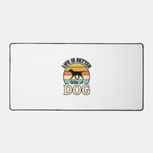 Leven is beter met een hond vintage shirt ontwerp_ bureaumat