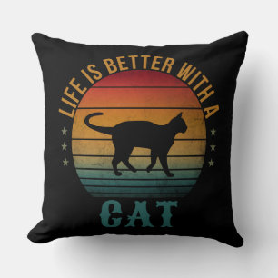 LEVEN IS BETER MET EEN KAT KUSSEN