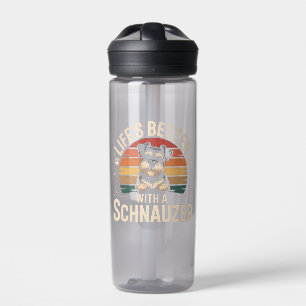 Leven is beter met een schnauzer waterfles