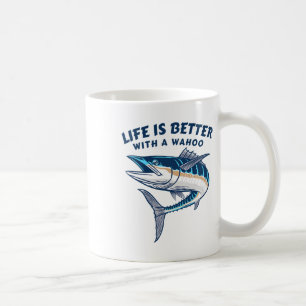 Leven is beter met een Wahoo grappige zoutwatervis Koffiemok