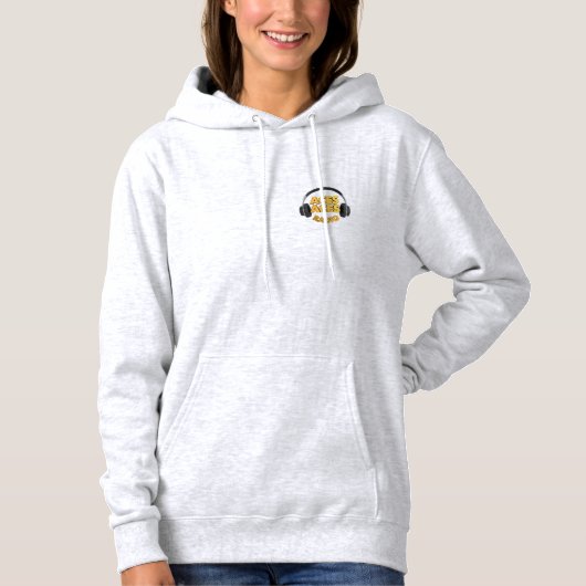 LEVEN IS BETER MET MUZIEK HOODIE (Voorkant)
