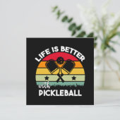 Leven is beter met Pickleball (Staand voorkant)