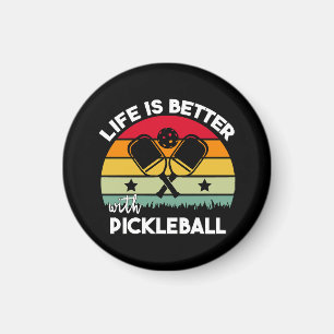 Leven is beter met Pickleball Magneet