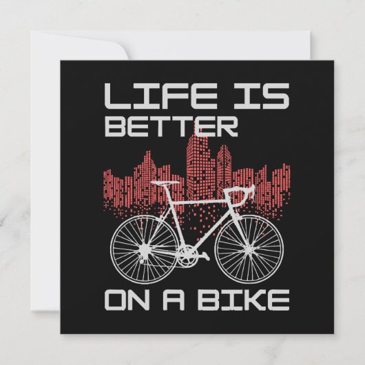 Leven is beter op een fiets (Voorkant)