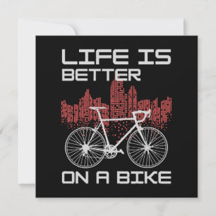 Leven is beter op een fiets