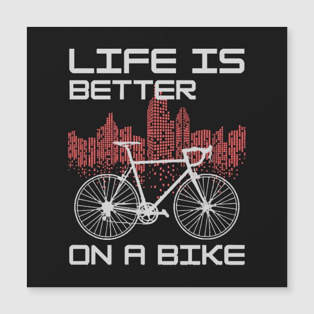 Leven is beter op een fiets (Voorkant)