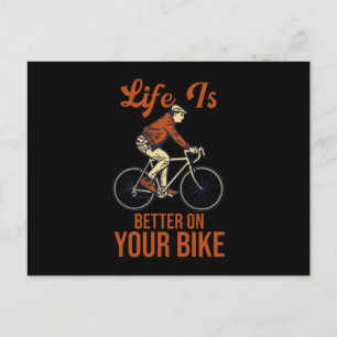 Leven Is Beter Op Je Fiets Fietsen Fietser Briefkaart