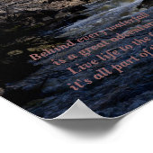 Leven is een Avonturen Poster (Hoek)