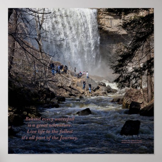 Leven is een Avonturen Poster (Voorkant)