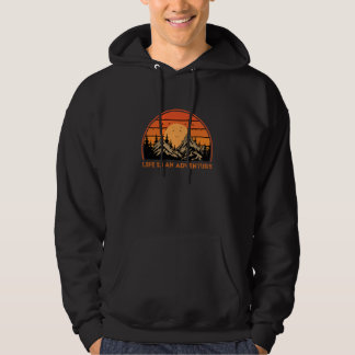 Leven is een avontuur grafische trui hoodie