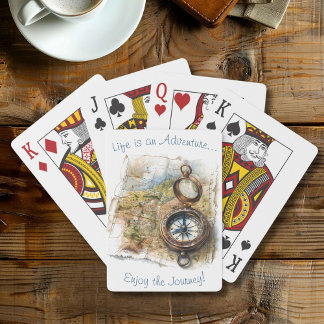 Leven Is Een Avontuur Pokerkaarten