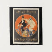 Leven is een Reis, Liefde, Wandkleed (Voorkant)