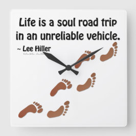 Leven is een soul roadtrip in een onbetrouwbaar vo vierkante klok