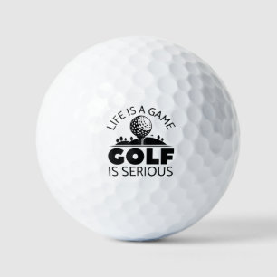 Leven Is Een Spel Golf Is Ernstig Golfballen