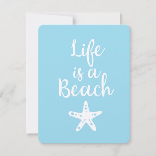 Leven is een strand (Voorkant)