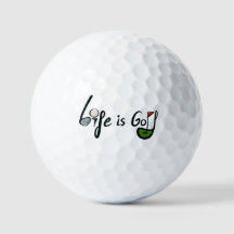 Leven is Golf - Grappige Golf Liefhebber Citaat On