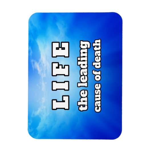 Leven is grappig magneet (Verticaal)